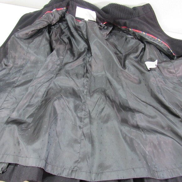 Jessica Simpson Penny Lane Black Button Pockets Jacket Coat Women M Y2K Preppy - Picture 3 of 11